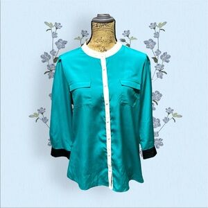 482 - BANANA REPUBLIC Blouse - Retro Look